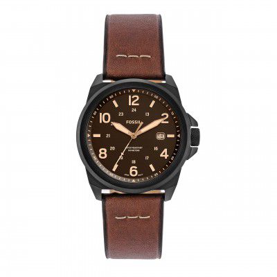 Fossil Bronson Analog Black Dial Mens Watch-FS5938
