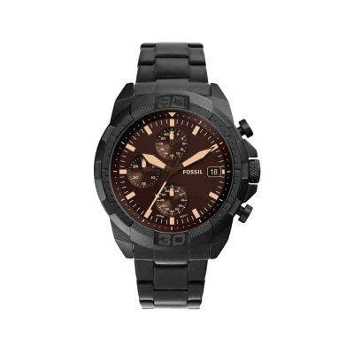 Fossil Bronson Analog Black Dial Mens Watch-FS5851IT
