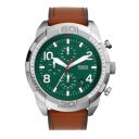 Fossil Bronson Analog Green Dial Mens Watch-FS5738...