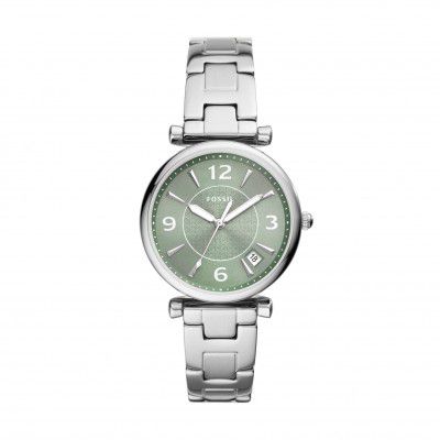 Fossil Carlie Analog Green Dial Womens Watch-ES5157