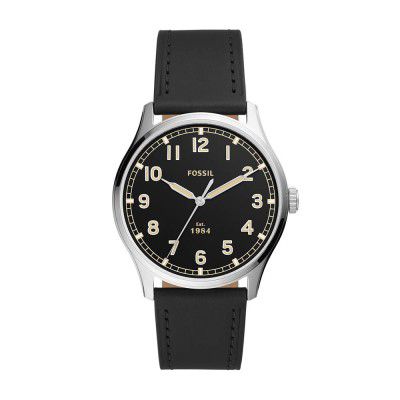Fossil Dayliner Analog Black Dial Mens Watch-FS5926