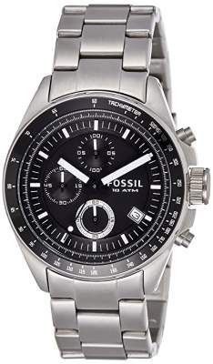 Fossil Decker Chronograph Analog Black Dial Mens Watch - CH2600IE