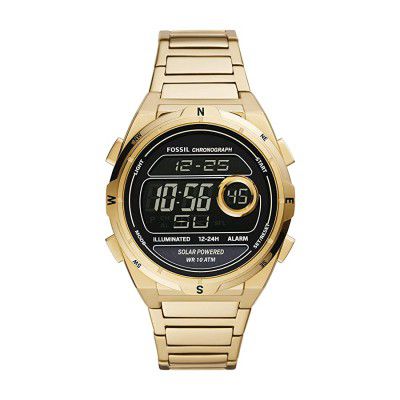 Fossil Digital Black Dial Mens Watch-FS5862