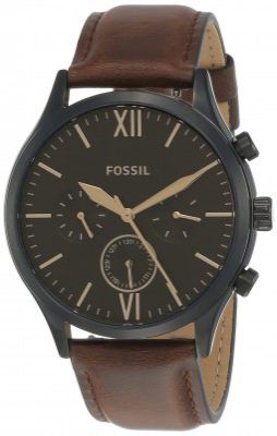Fossil Fenmore Midsize Analog Black Dial Mens Watch-BQ2453