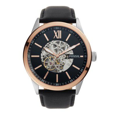 Fossil Flynn Analog Black Dial Mens Watch-BQ2383