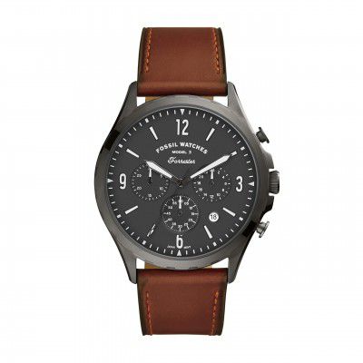 Fossil Forrester Analog Grey Dial Mens Watch-FS5815