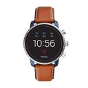 Fossil Gen 4(45mm, brown) Explorist Leather Touchscreen Mens Smartwatch with Heart Rate, GPS, Music storage and Smartphone Notifications - FTW4016...