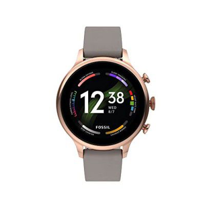Fossil Gen 6 Smartwatch Digital Black Dial Women's Watch-FTW6079