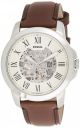 Fossil Grant Analog Off-White Dial Mens Watch-ME3099...