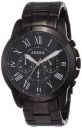 Fossil Grant Chronograph Analog Black Dial Mens Watch - FS4832...
