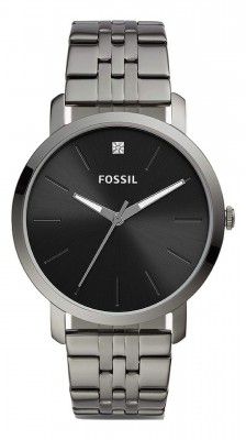 Fossil Lux Luther Analog Black Dial Mens Watch-BQ2419
