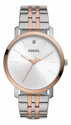 Fossil Lux Luther Analog Silver Dial Mens Watch-BQ2417