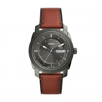 Fossil Machine Analog Gray Dial Mens Watch-FS5900