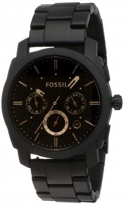 Fossil Machine Chronograph Black Dial Mens Watch-FS4682