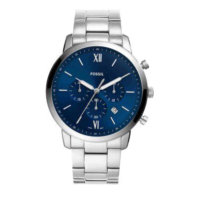 Fossil Mens Blue Dial Chronograph Watch - WFIF-FS5792I