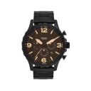 Fossil Nate Analog Black Dial Mens Watch-JR1356IT...
