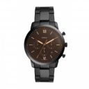 Fossil Neutra Analog Black Dial Mens Watch-FS5525...