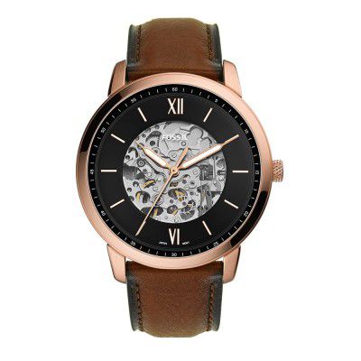 Fossil Neutra Analog Black Dial Mens Watch-ME3195