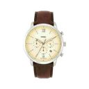 Fossil Neutra Analog Cream Dial Mens Watch-FS5380IT...