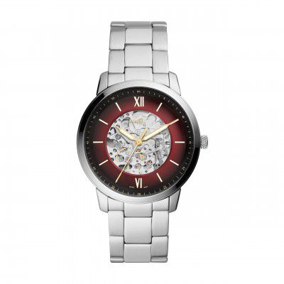 Fossil Neutra Analog Red Dial Mens Watch-ME3209