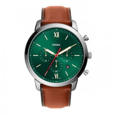 Fossil Neutra Chrono Analog Green Dial Mens Watch-FS5735