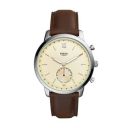 Fossil Neutra Hybrid Analog Yellow Dial Mens Watch-FTW1177...