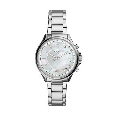 Fossil Sadie Hybrid Smartwatch Analog White Dial Womens Watch-FTW5073