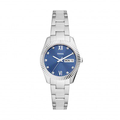 Fossil Scarlette Analog Blue Dial Women's Watch-ES5197