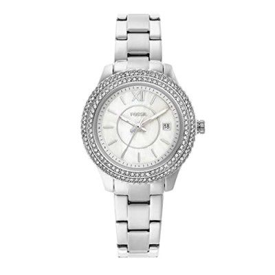Fossil Stella Analog Mother of Pearl Dial Women's Watch-ES5137