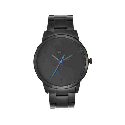 Fossil The Minimalist 3H Analog Black Dial Mens Watch-FS5308IT