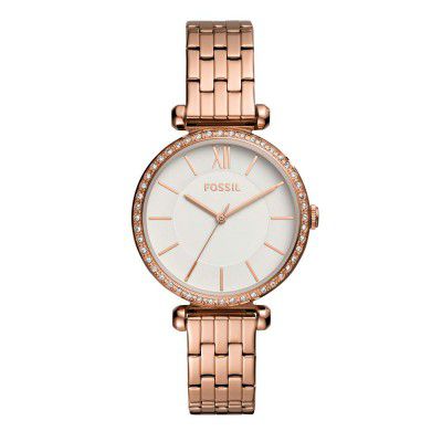 Fossil Tillie Analog White Dial Womens Watch-BQ3497