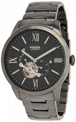 Fossil Townsman Auto Analog Black Dial Mens Watch-ME3172