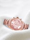 Fossil Women Rose Gold-Toned Embellished Analogue Watch BQ3377...