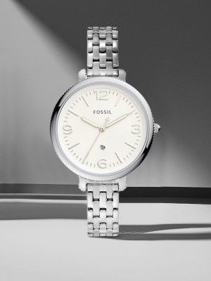 Fossil Women Silver-Toned Analogue Watch ES4924