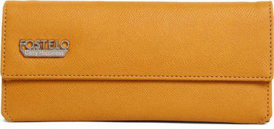 FOSTELO  Casual Orange Clutch