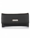 Fostelo Women's Faux Leather Two Fold Wallet (Black) (Medium)...