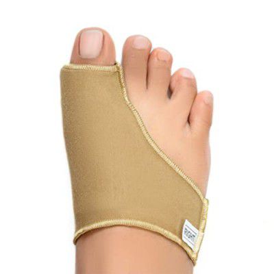 FOVERA Bunion Corrector Sleeves for Bunion Relief, Hallux Valgus, Hammer Toe - Soft Reusable Gel Cushion for Men and Women (M Size, 1 Pair)
