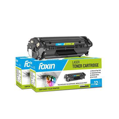 Foxin FTC-12A Compatible Toner Cartridge for Hp Laser-Jet Series (Black)
