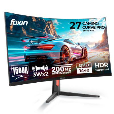 Foxin Phantom Pro 27 inch 1500R Curved Gaming Monitor