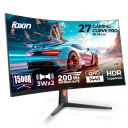 Foxin Phantom Pro 27 inch 1500R Curved Gaming Monitor...