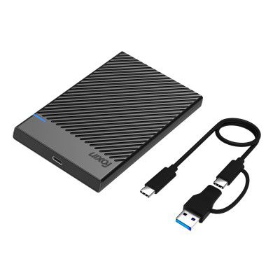 Foxin S1 PRO 2.5 Inch SATA Tool-Free SSD Enclosure Case, USB 3.1 to SATA External SSD Case 