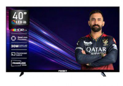 [2025 Model] Foxsky (40") Full HD Smart LED TV 40FS-Voice (Black) 2025