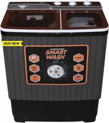 FOXSKY 8 kg Semi Automatic Top Load Washing Machine Grey  (FS-SATL80WM)