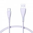 Foxsky Type C USB 3 Ampere Fast Charging Data and Sync Cable 1.5M - White...