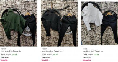 Foxter Mens Ethnic Sets Starts ₹699 