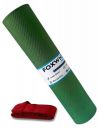FOXWHEEL® 4MM Thick, Light Weight with Anti-Slip Dual Side Embossed Yoga Mat with Carrying Strap For Men aand Women (4MM, Army Green)...