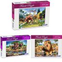 Frank Dinosaur Country Puzzle, Multicolor (250 Pieces)|in Africa Puzzle for 8 Year Old Kids and Above|Lion Family Puzzle, Multicolor (250 Pieces)...