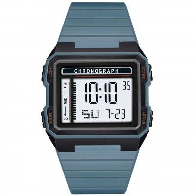 Franklord DG Chronograph Series | Square Shape Black Fiber Dail Digital Watch