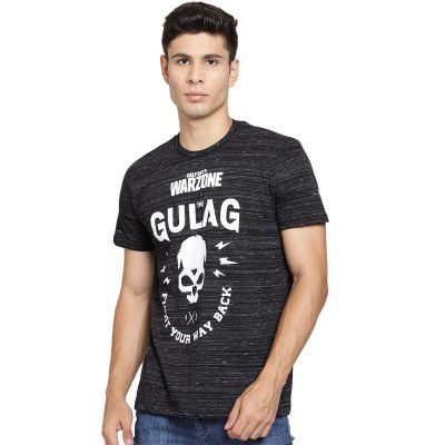 Free Authority Call of Duty Printed Half Sleeve Tshirt for Men