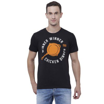 Free Authority Mens Round Neck Graphic Print T-Shirt